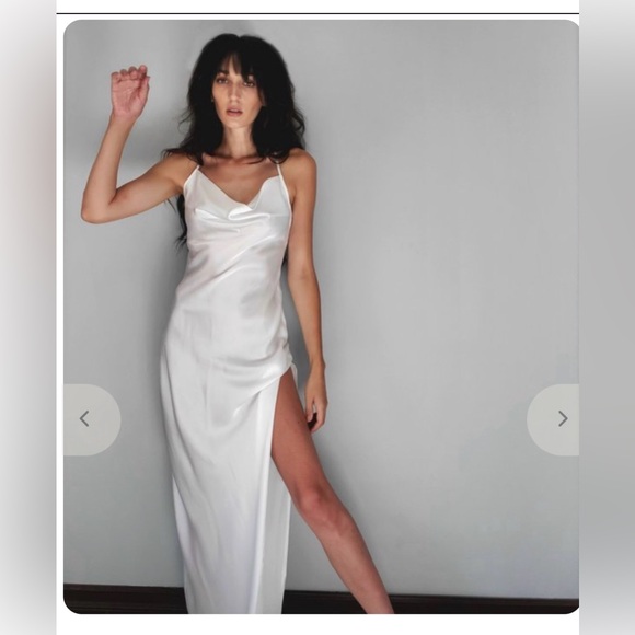 LBLC the label Other - LBLC the label White Satin Slip Dress